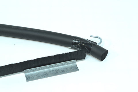 NV WGVB04K6.1 Weatherguard::Weatherguard Kits::"VERSA-BRUSH" WELD OR DRILL ON WEATHERGUARD KITS::SHORT BRISTLE KITS -uses 1" Brush Side Seals